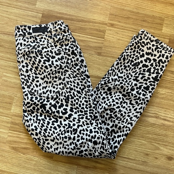 Miss Me Leopard Print Skinny Jeans 29 - Picture 2 of 5